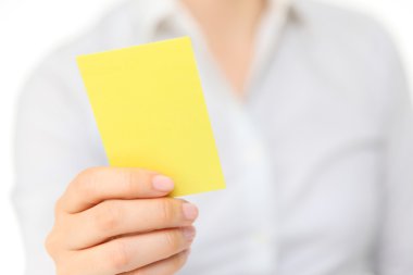 Yellow card　